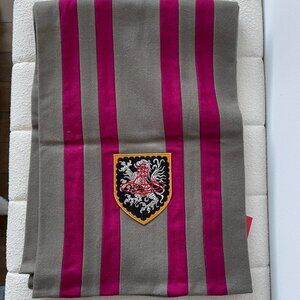 Vivienne Westwood Red Label Grey and Magenta Striped Scarf